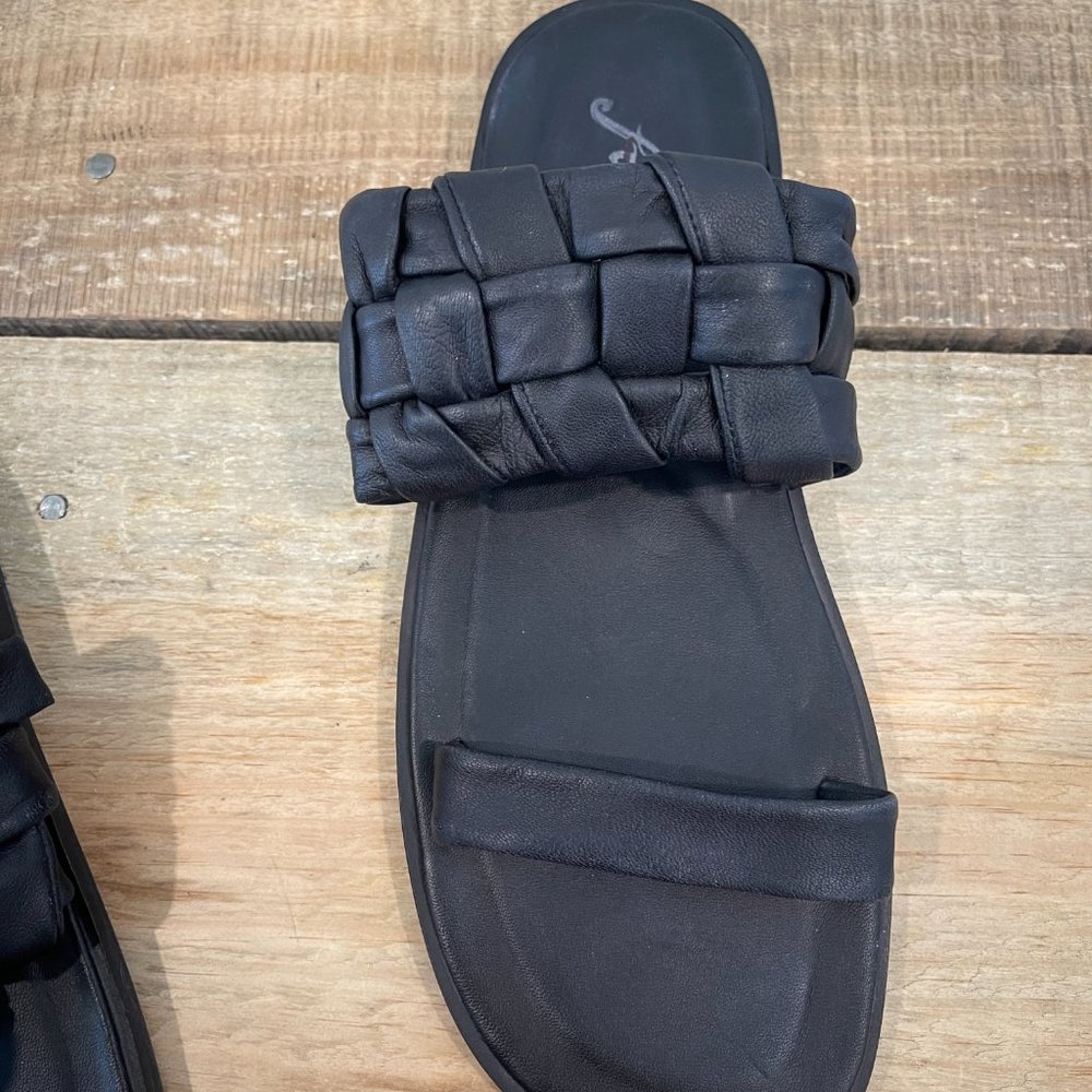 🖤 Free People Winding River Sandal in Black size 8 - Picture 5 of 11